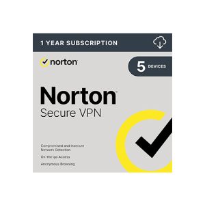 Norton Secure VPN 2024 for up to 5 Devices